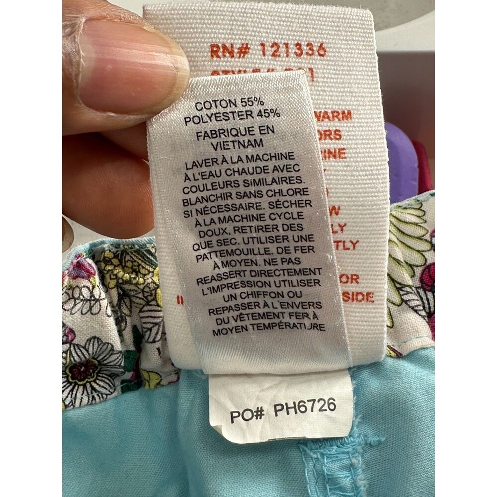 Koi Classics Lindsey Cargo Nursing Scrub Pants Light Ice Blue Women's Medium - Picture 6 of 10